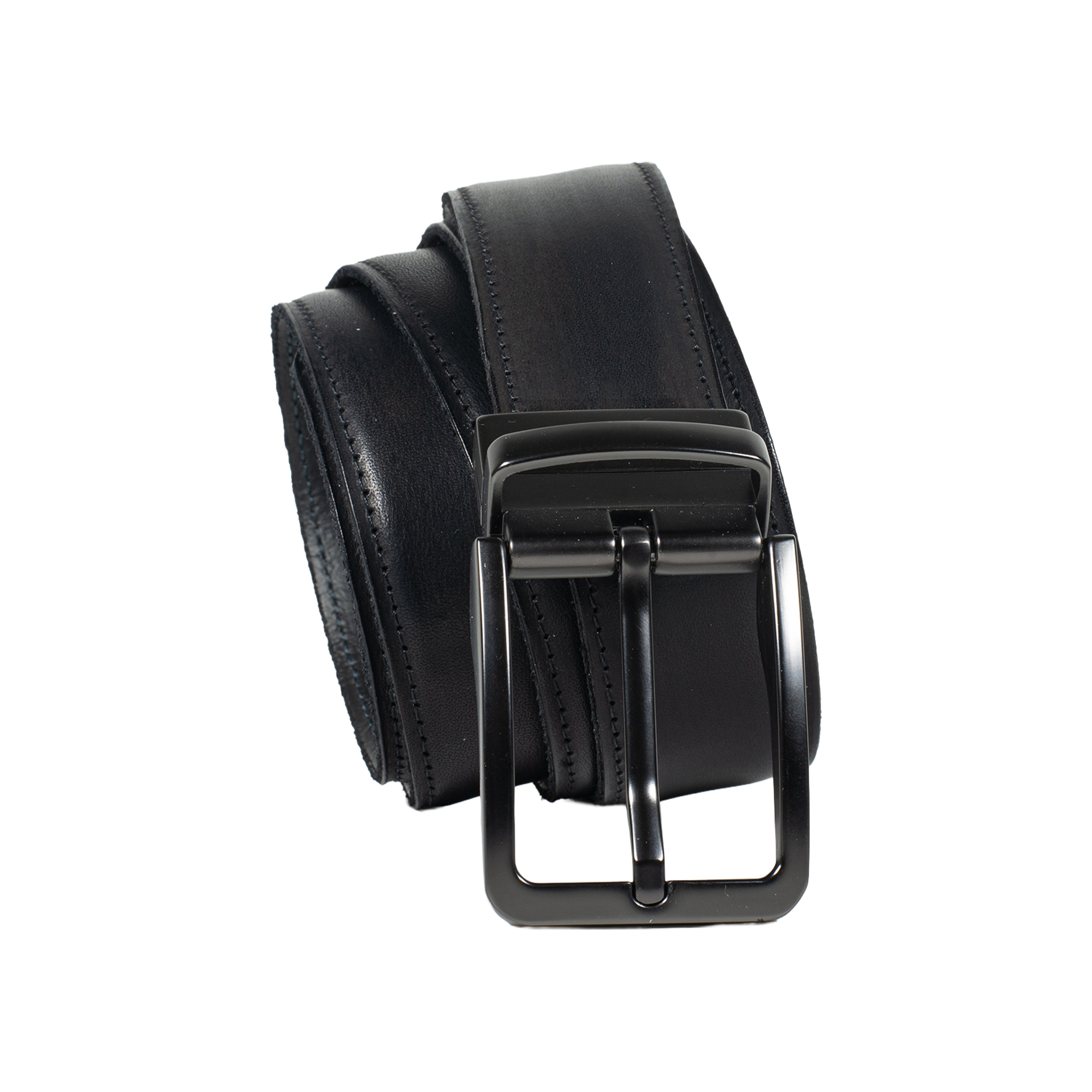 Handgefertigter Vintage-Ledergürtel aus italienischem Veg-Tanned Full-Grain-Leder mit Pull-Up-Effekt – Harmog