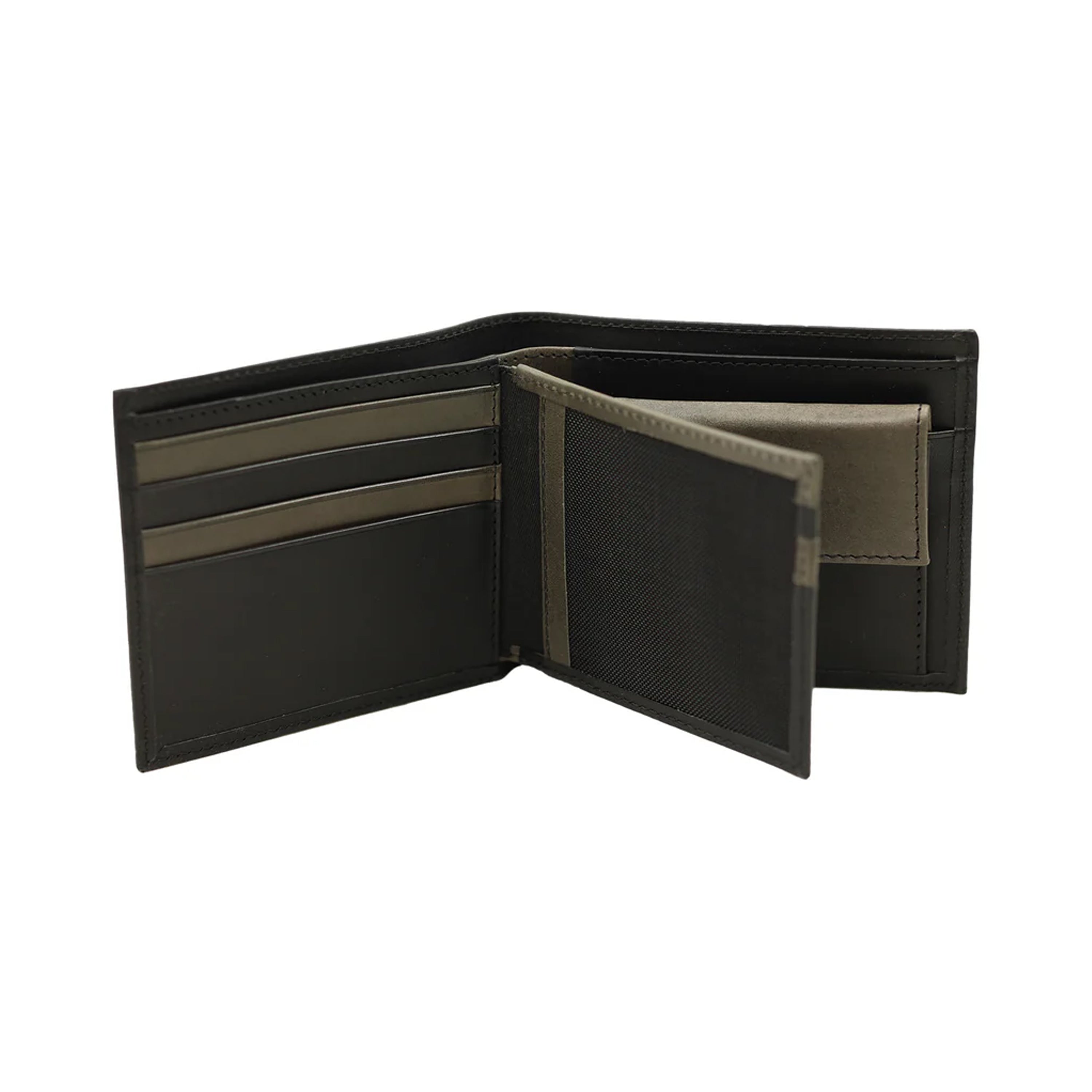 Handgefertigte Ledergeldbörse aus italienischem Naturleder mit 7 Kartenfächern und 4 versteckten Fächern – Harmog