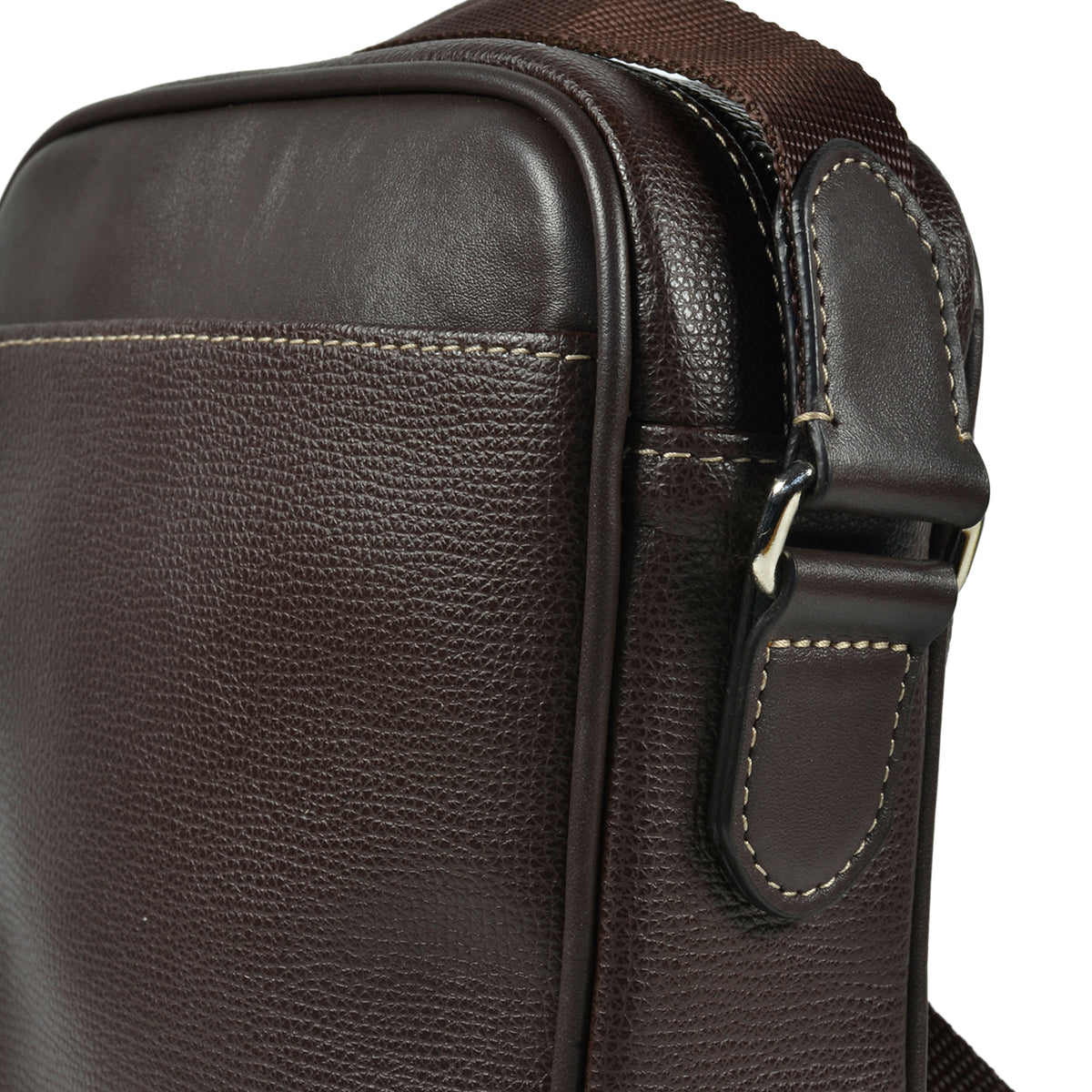 Kožna torba preko ramena smeđe boje