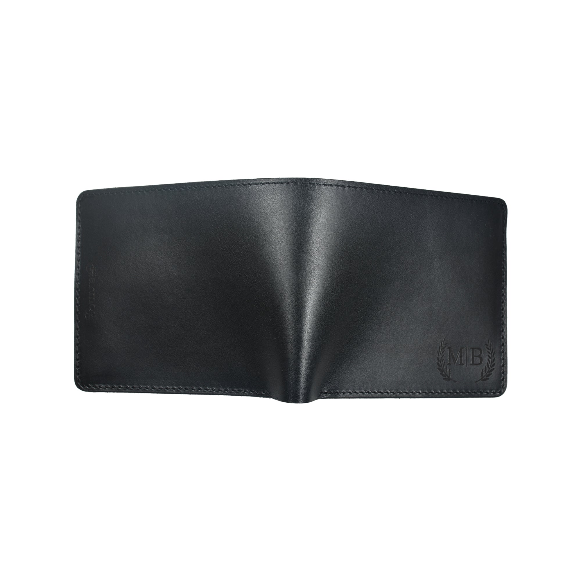 Kožni novčanik crne boje | Fotografija po želji