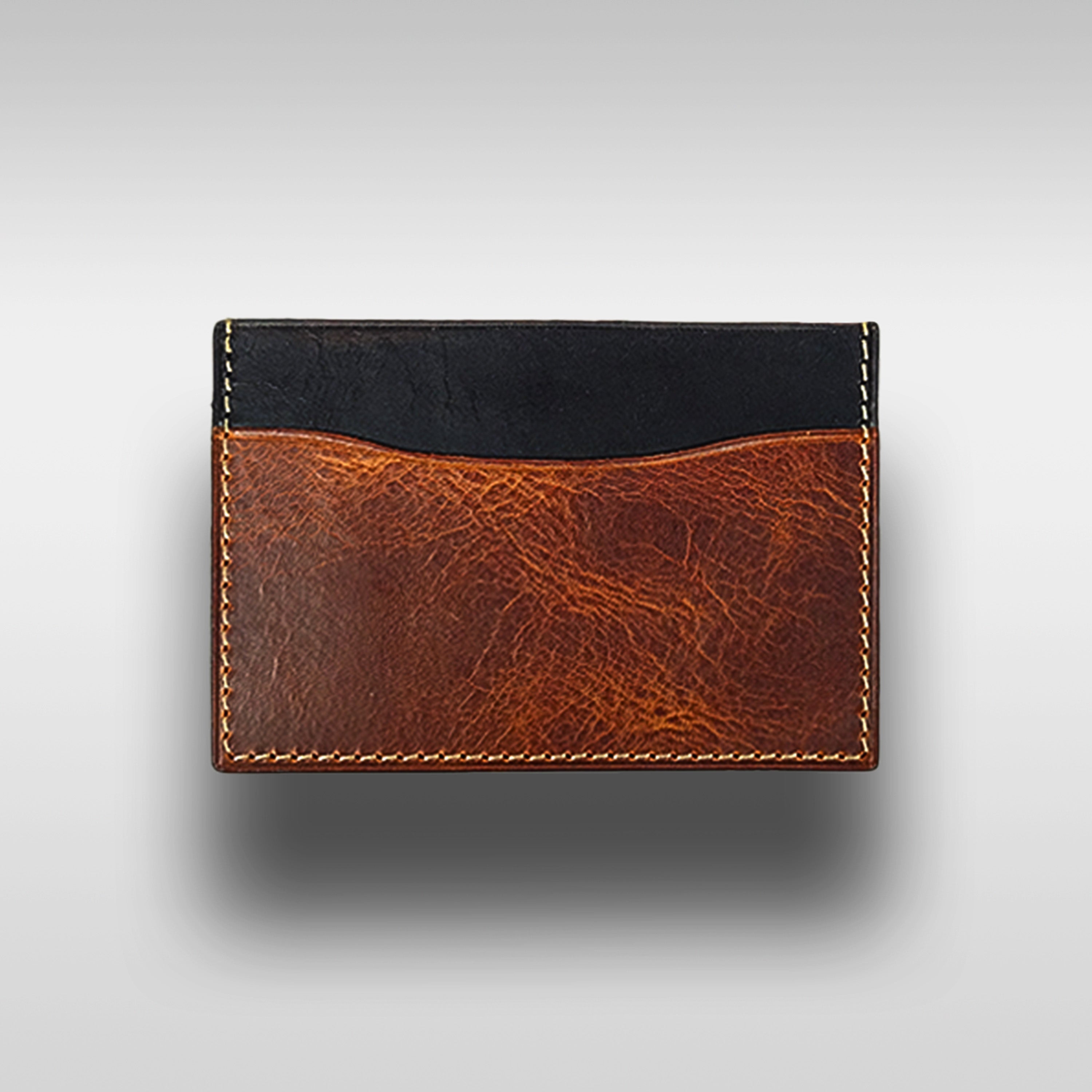 Premium Slim Kartenetui aus Vollleder