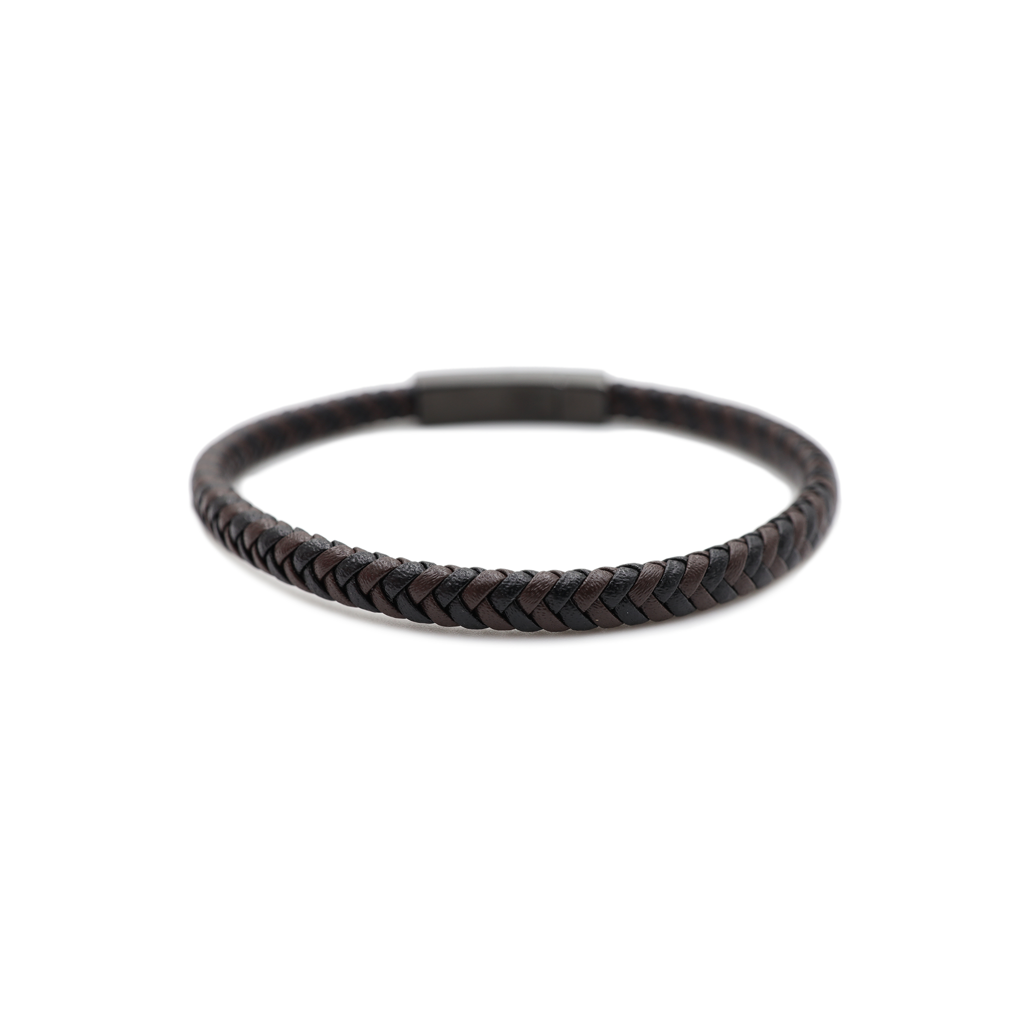 Lederarmband mit Stahlverschluss