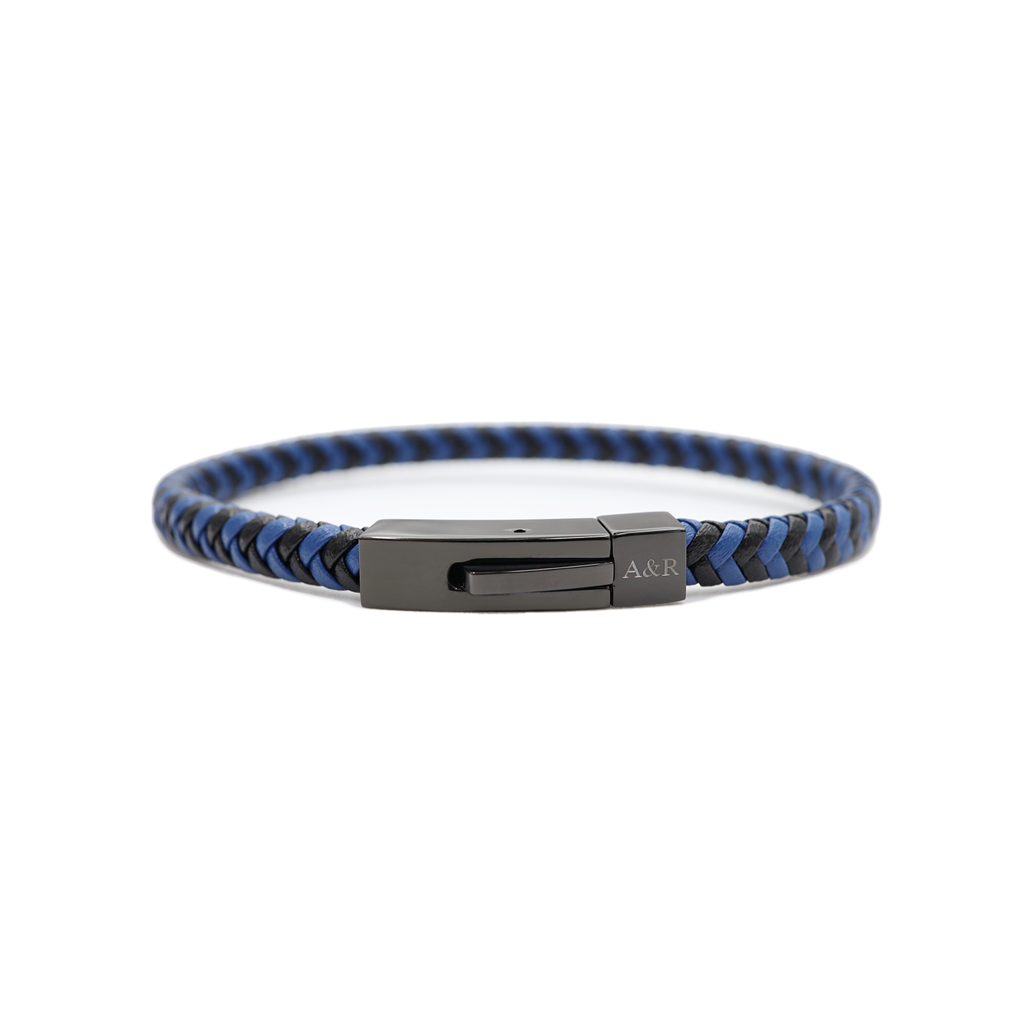 Lederarmband mit Stahlverschluss