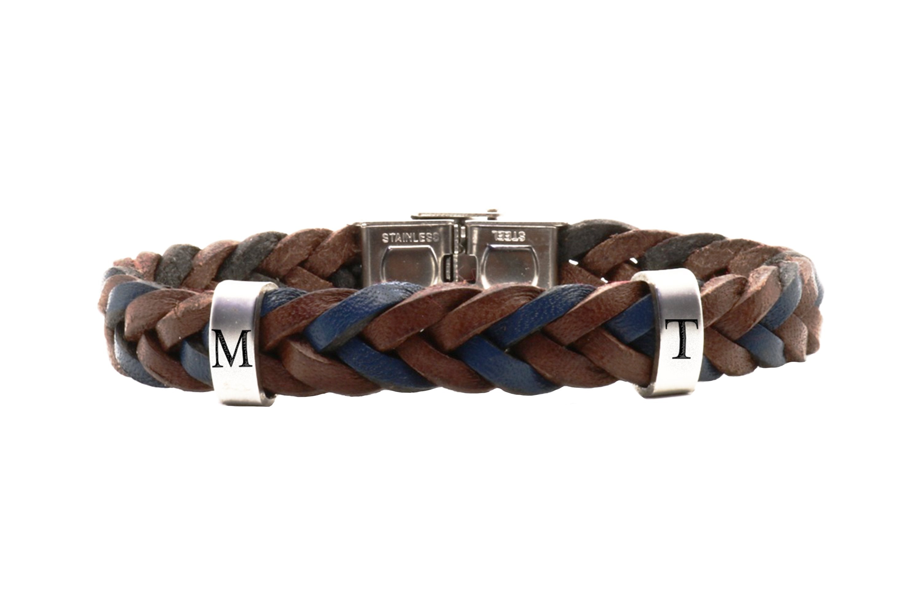 Vollgeflochtenes Lederarmband