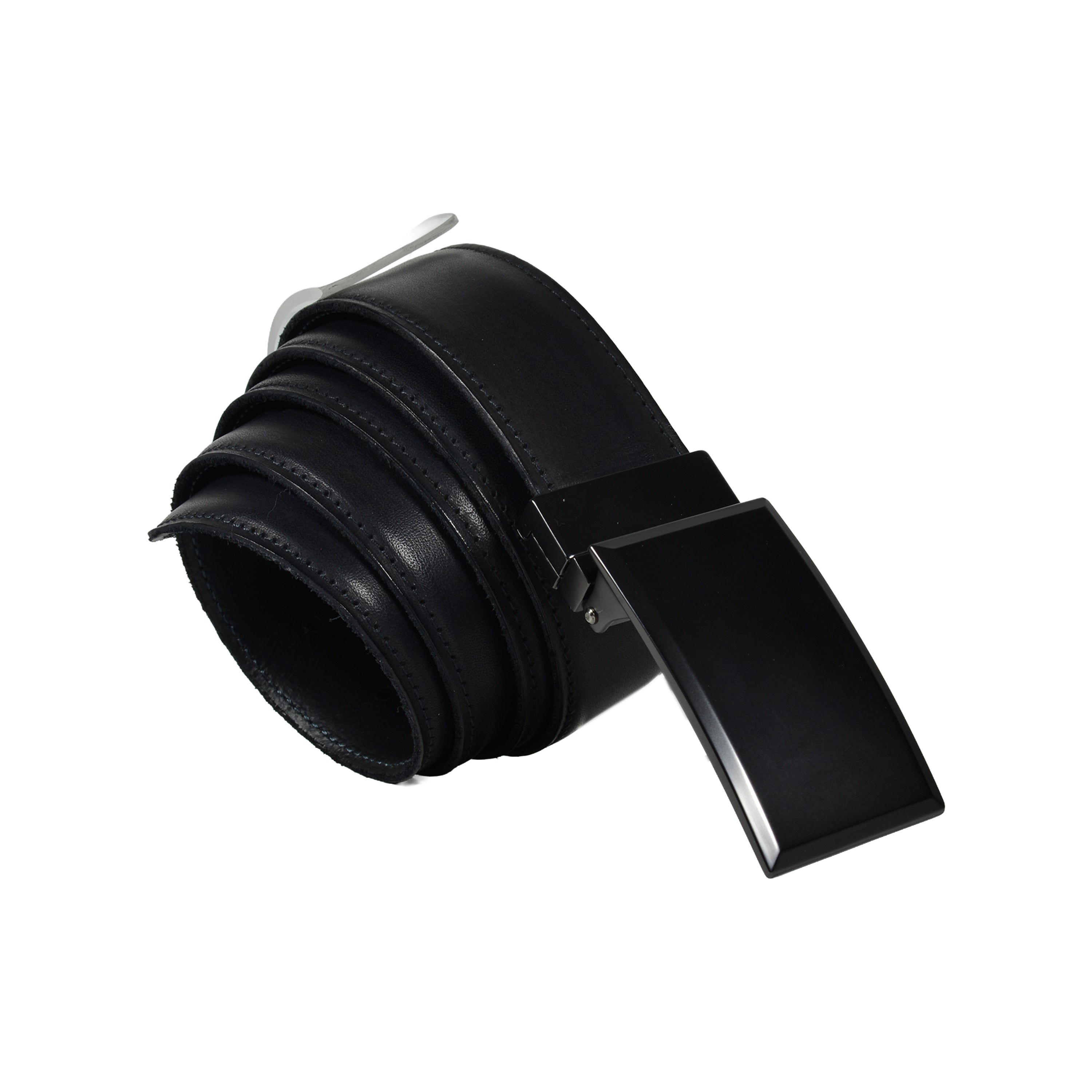 Handgefertigtes Business Line Ledergürtel-Set aus italienischem Veg-Tanned Full-Grain-Leder – Harmog