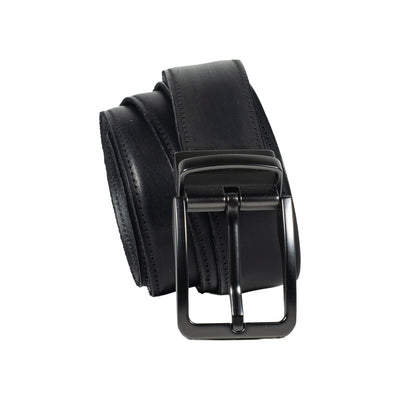 Handgefertigter Vintage-Ledergürtel aus italienischem Veg-Tanned Full-Grain-Leder mit Pull-Up-Effekt – Harmog