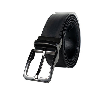Handgefertigtes Ledergürtel-Set aus italienischem Veg-Tanned Full-Grain-Leder mit Pull-Up-Effekt – Harmog