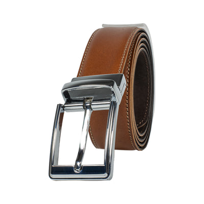 Klassischer Ledergürtel aus italienischem Veg-Tanned Full-Grain-Leder – Harmog