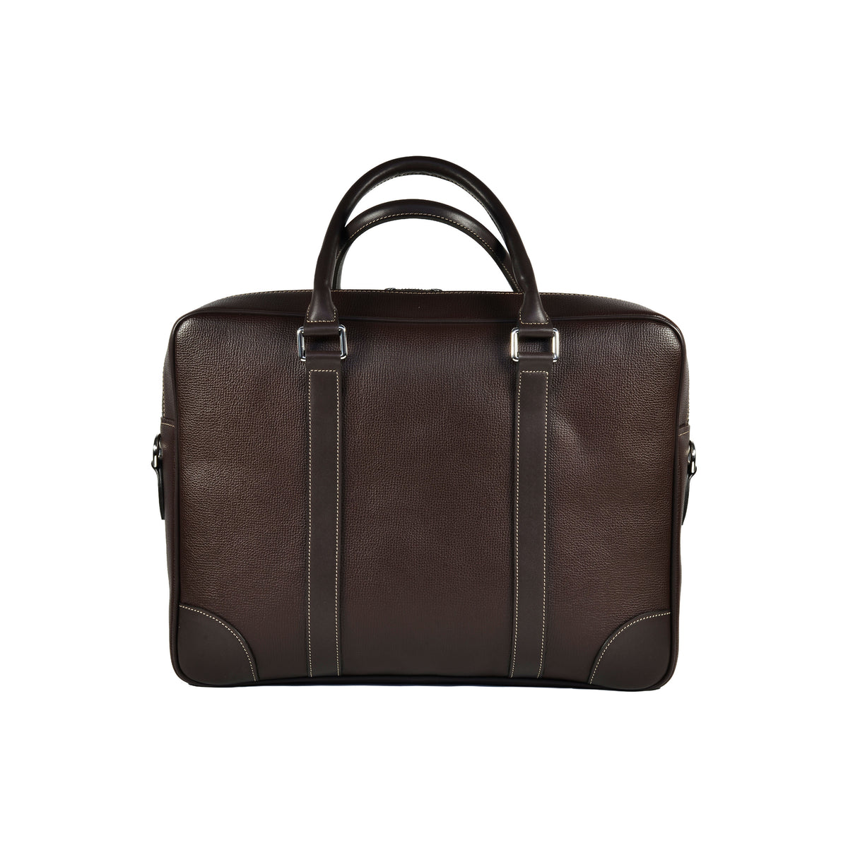 Smeđa muška kožna poslovna torba Espresso Executive Edition – Harmog 