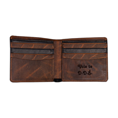 Kožni novčanik s pretincima za kartice