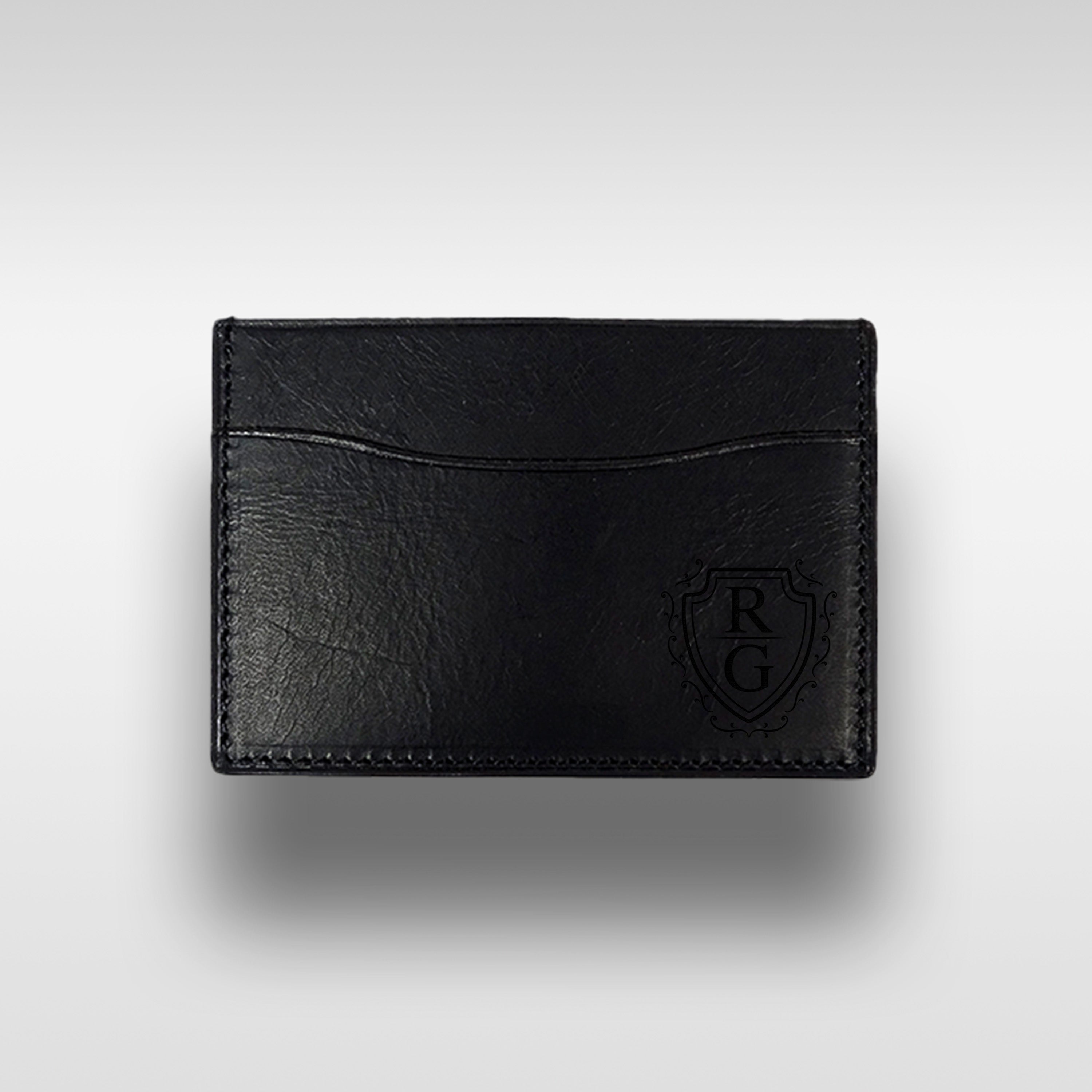 Premium Slim Kartenetui aus Vollleder