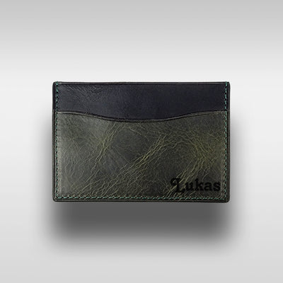 Premium Slim Kartenetui aus Vollleder