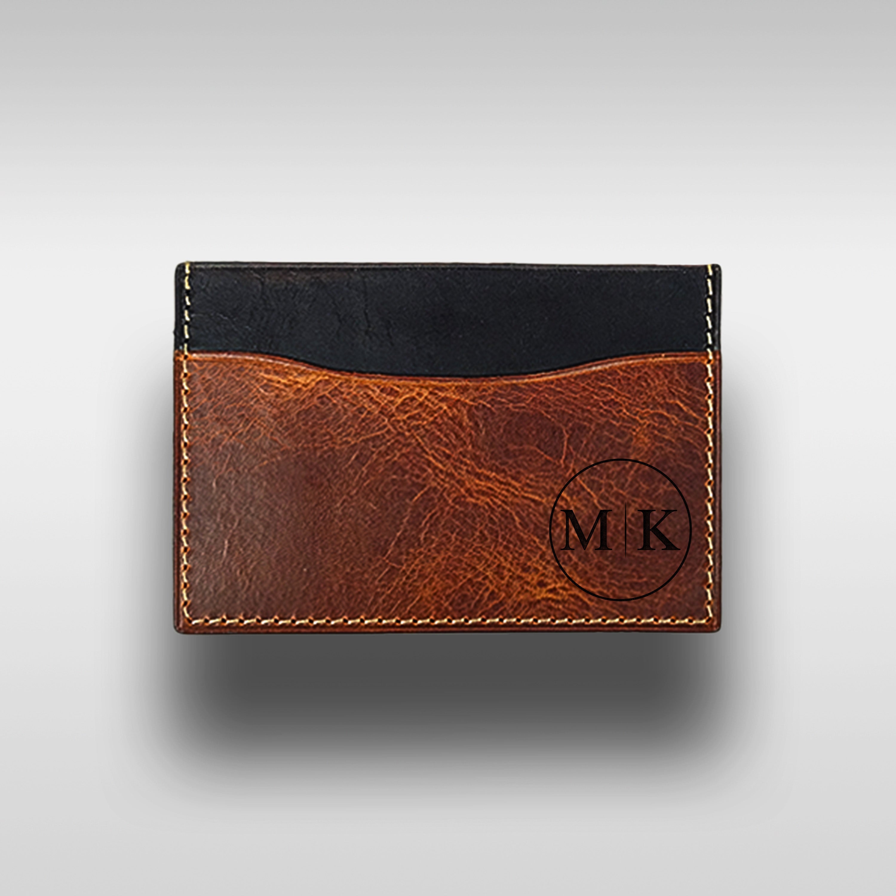 Premium Slim Kartenetui aus Vollleder