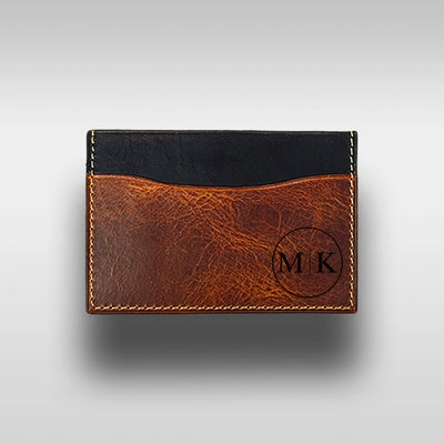 Premium Slim Kartenetui aus Vollleder