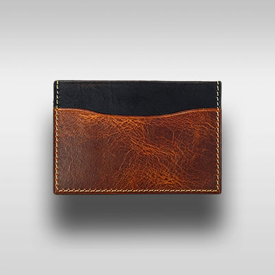 Premium Slim Kartenetui aus Vollleder