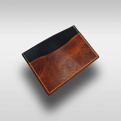 Premium Slim Kartenetui aus Vollleder