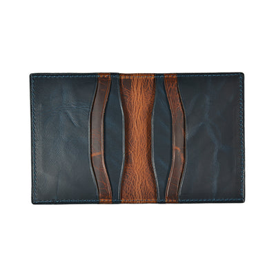 Premium Volleder Kartenetui & Schlüsselanhänger Set