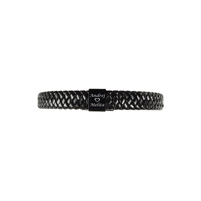 Geflochtenes Lederarmband Nr.2