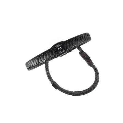 Geflochtenes Lederarmband Nr.1