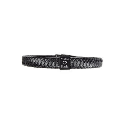 Geflochtenes Lederarmband Nr.1