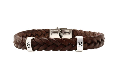 Geflochtenes Lederarmband