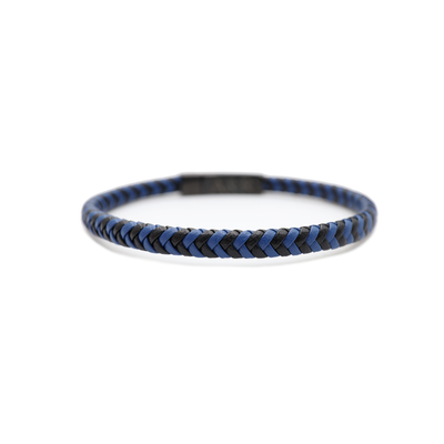 Lederarmband mit Magnetverschluss aus Stahl