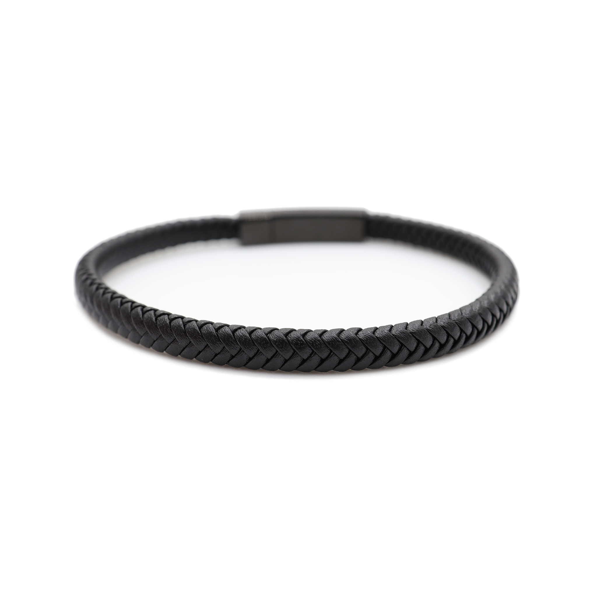 Lederarmband mit Stahlverschluss