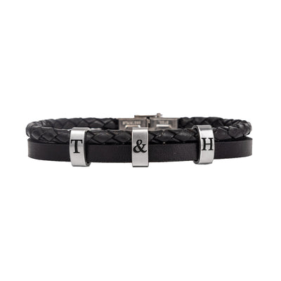 Geflochtenes Lederarmband