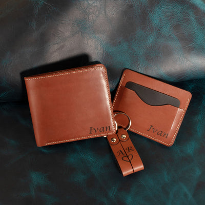 Geschenkset | Geldbörse + Etui + 2 Anhänger 